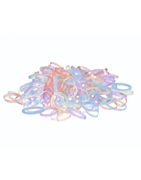 Sibel Fancy Haarelastiekjes Pastel -20mm